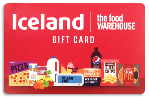 Iceland gift card