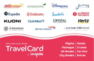 Travelcard by Inspire gift card