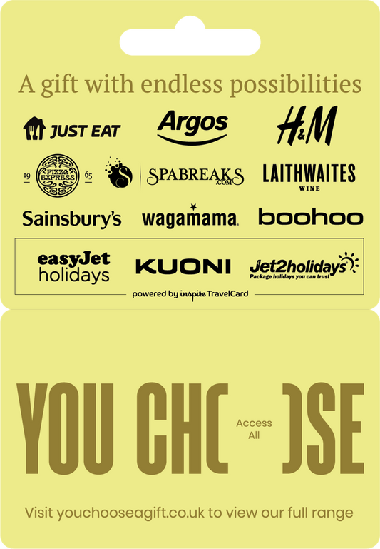 You Choose gift card