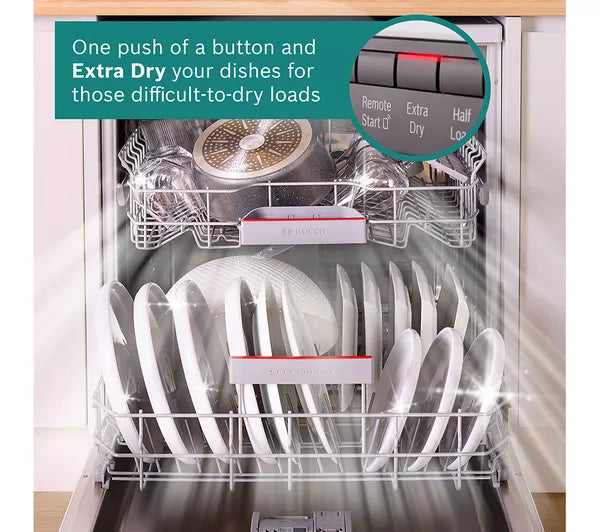 BOSCH Series 4 SMS4EMI06G Full-size WiFi-enabled Dishwash...